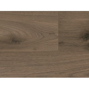 Laminatboden Comfort Walnuss Tobacco Dunkel, Holzstruktur, dunkler Farbton.