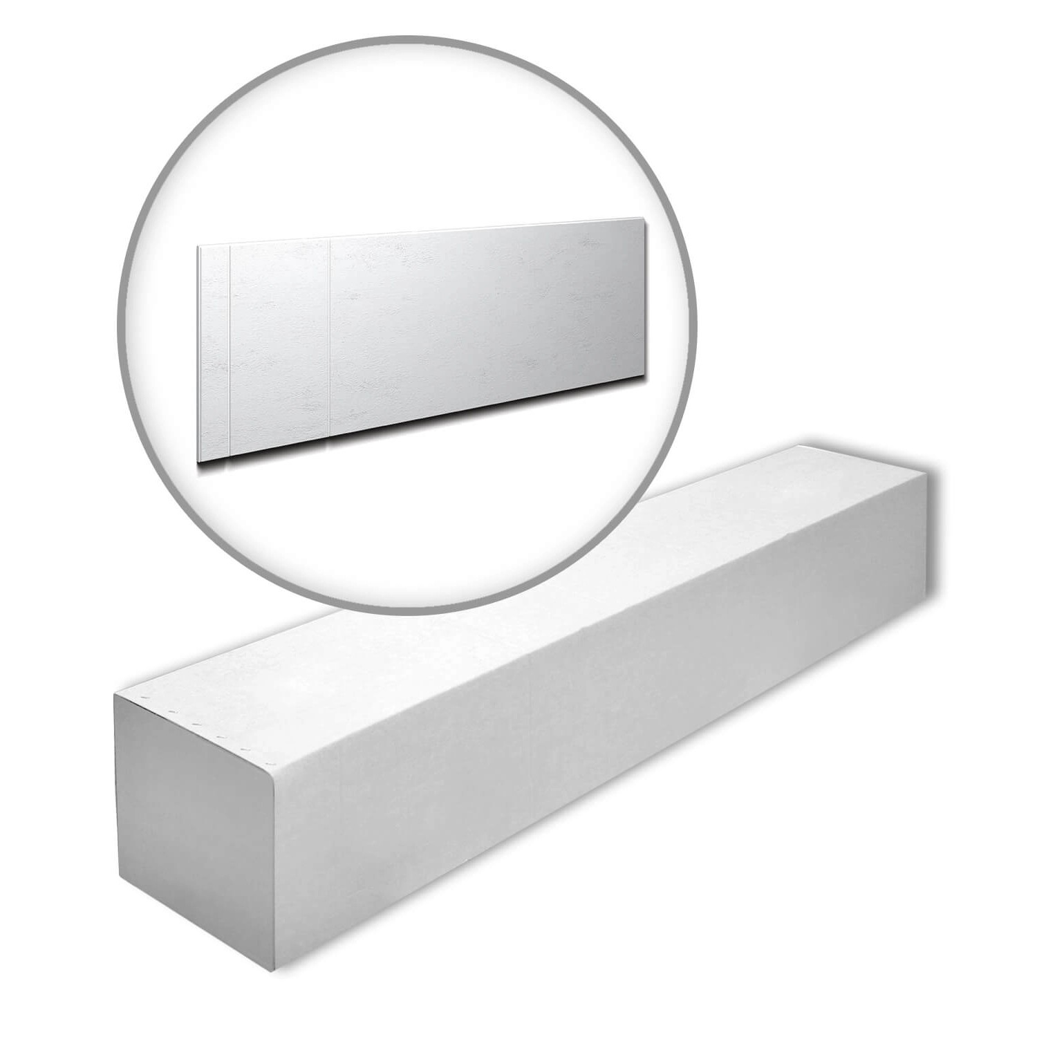 NOEL & MARQUET NMC SCURETTO-Box ARSTYL 3D Wandpaneele 1 Karton Set 9 Zierelemente 3,87 m2 Weiß