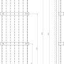 Technische Zeichnung: Schulte Design-Heizkörper New York, Pearl Weiß, mit Mittenanschluss.