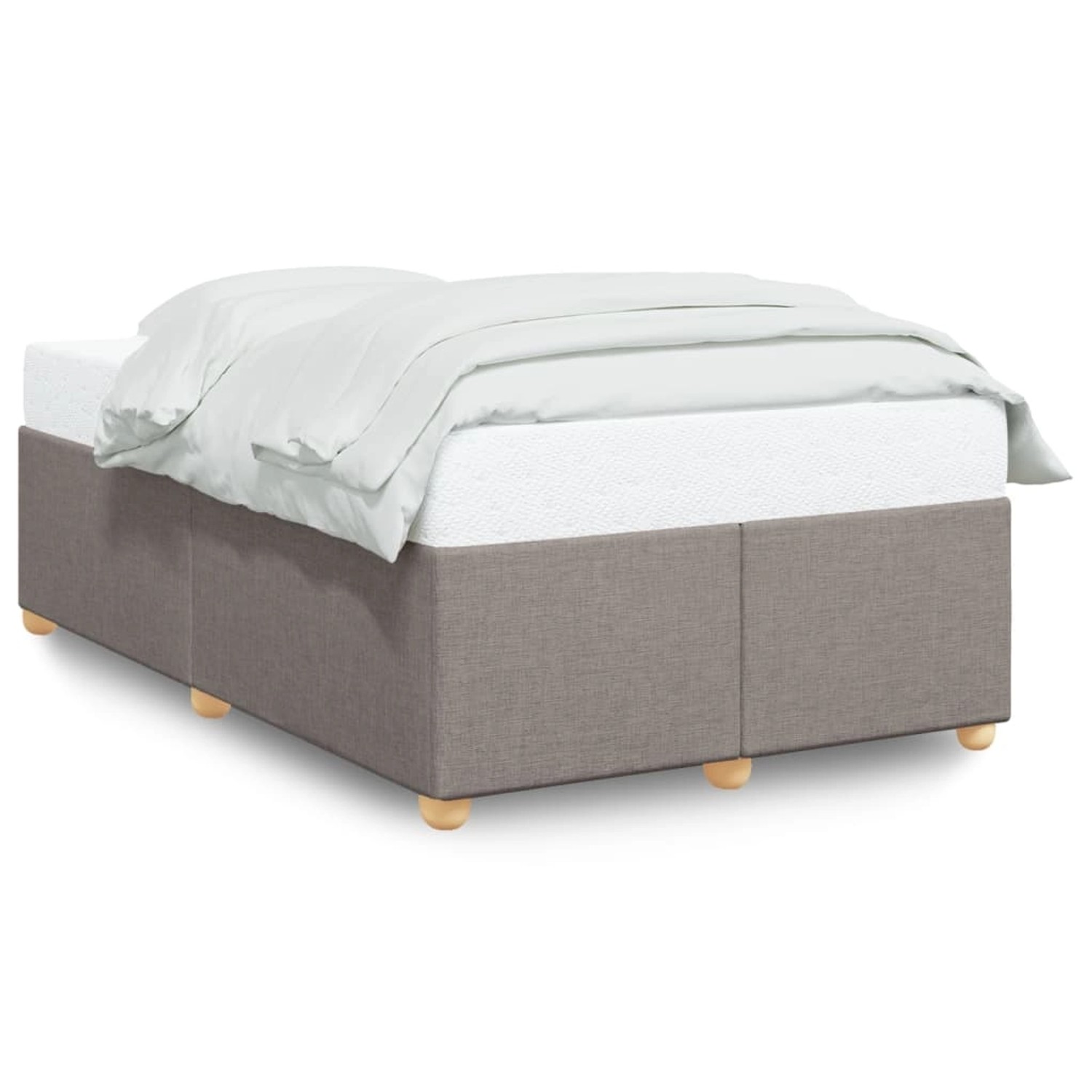 vidaXL Bettgestell Taupe 120x200 cm Stoff Modell 52107409 günstig online kaufen