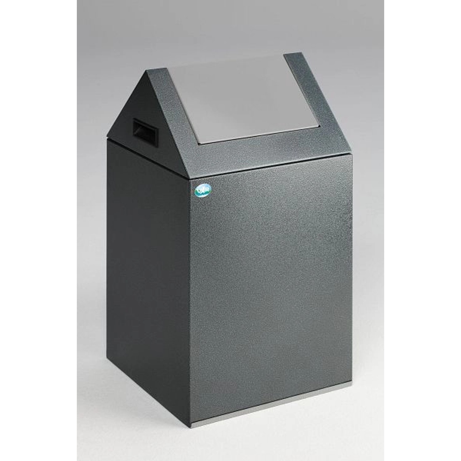 PROREGAL Selbstlöschender Wertstoffsammler Spitz Mit Einwurfklappe 43 Liter günstig online kaufen