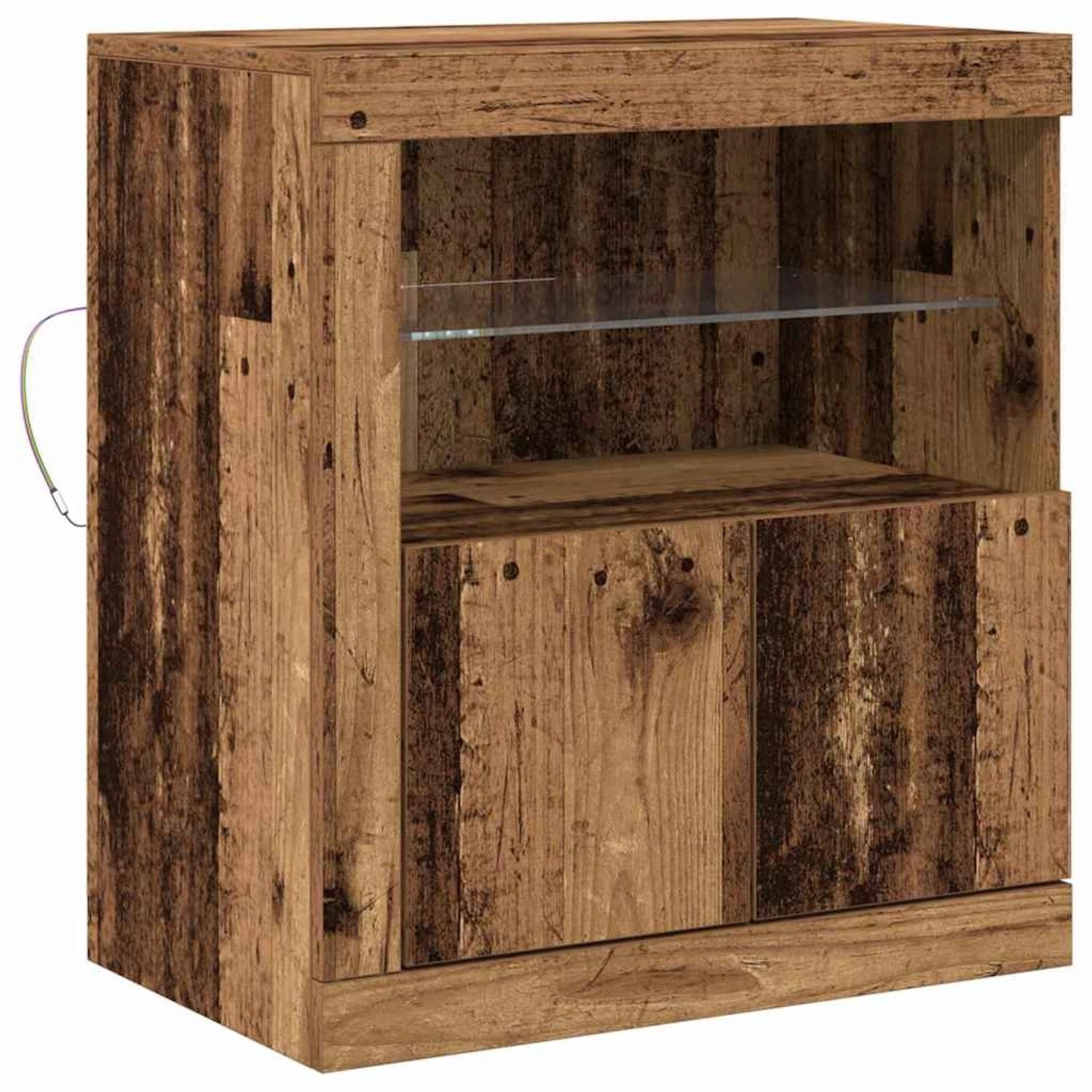 vidaXL Sideboard Braun 60,5 x 37 x 67 cm Holzwerkstoff 863012 günstig online kaufen