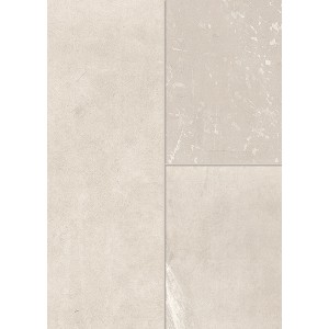 Classen Visio Grande Laminat, wasserfest, in heller Steinoptik mit Fugen.