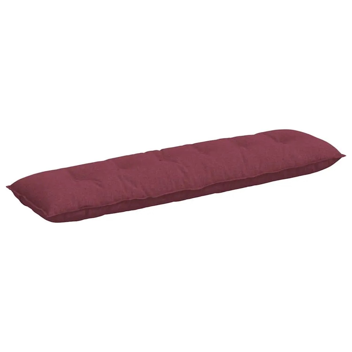 vidaXL Rückenkissen Weinrot 180 x 19 x 50 cm Stoff 42014919