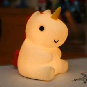Leuchtendes Einhorn-Nachtlicht „Maggy Magic“ mit Timer für Kinderzimmer.