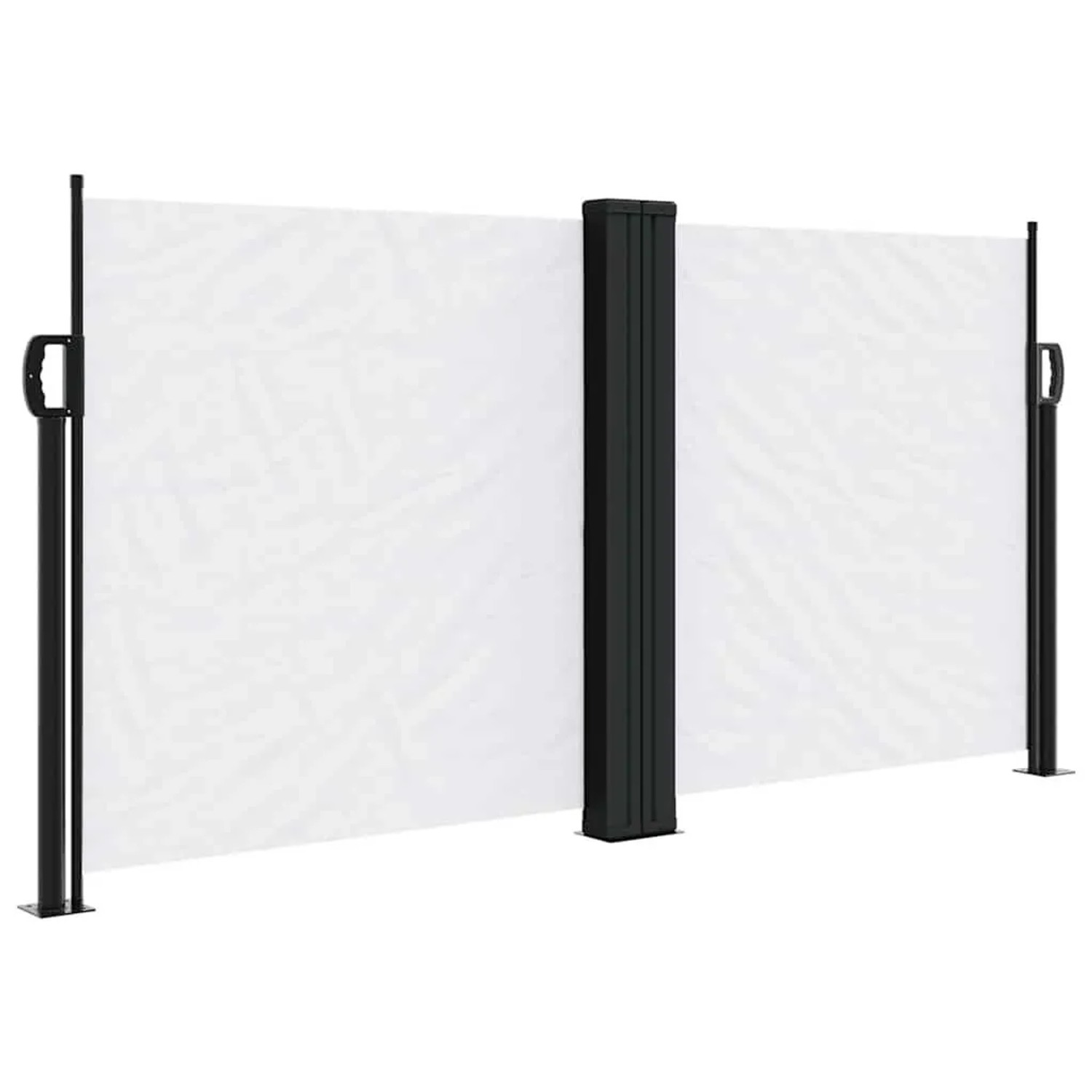 vidaXL Seitenmarkise Ausziehbar Weiß 120x1200 cm 4004796