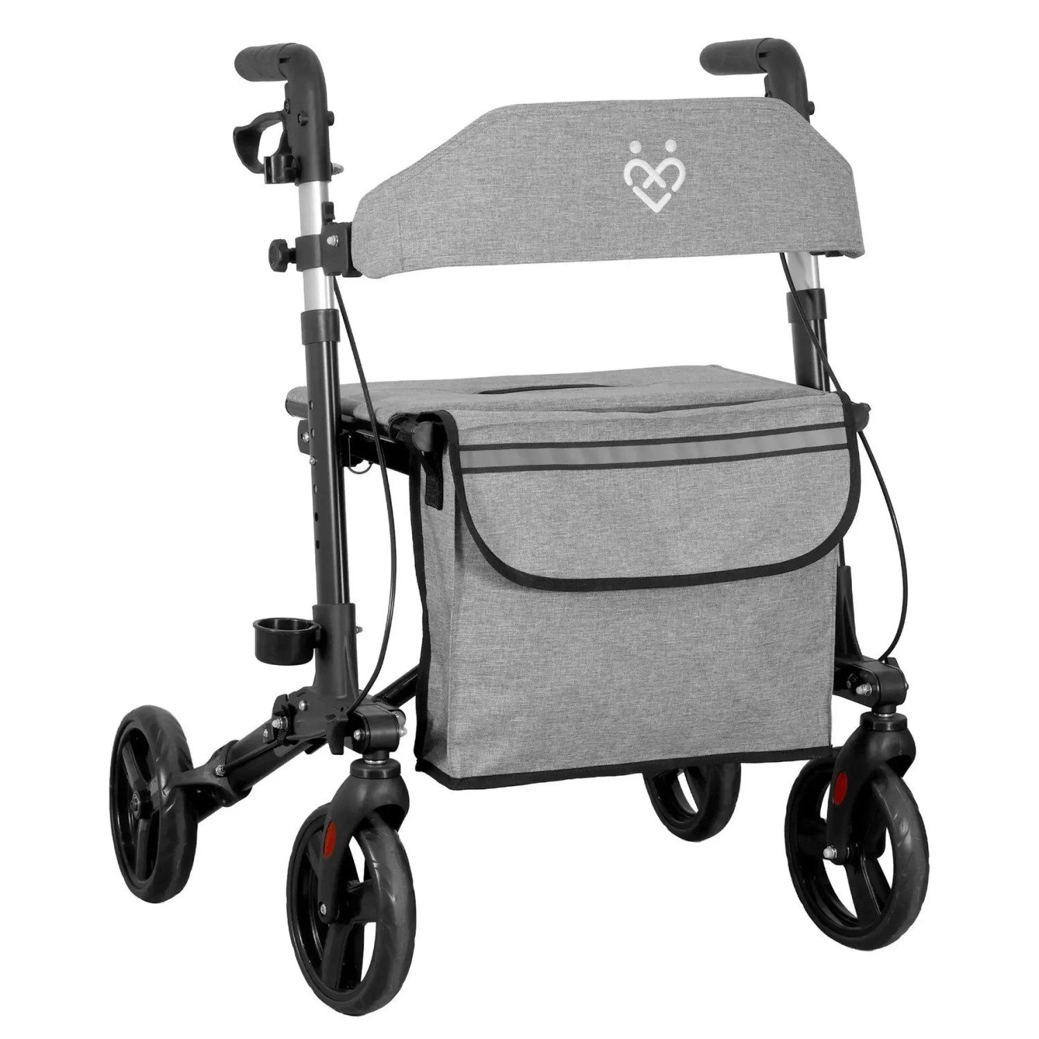 ForeverSenior Aluminium Rollator  3-fach Faltbar Mit Schnellverstellung  7,2kg