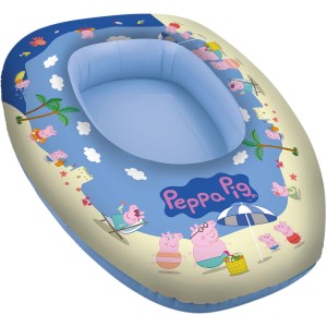 Happy People Peppa Pig Kinderschlauchboot, blau, mit Peppa Pig Motiven.