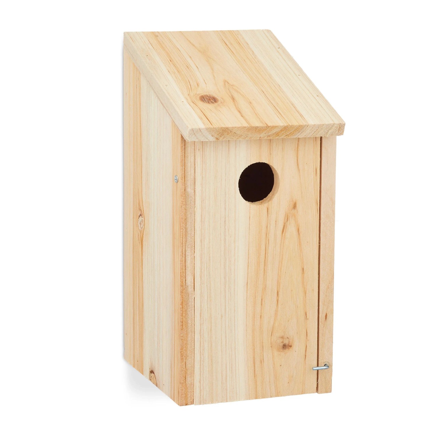 Relaxdays Nistkasten Tannenholz Natur zum Aufhängen 26 cm x 12 cm x 14,5 cm
