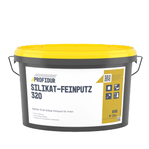 Profidur Silikat-Feinputz 320 Weiß 8 kg