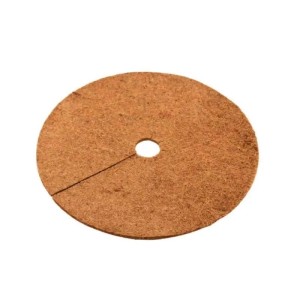 Galaflor Runde Kokosmatte für Kübelpflanzen ⌀ 25 cm Mulchscheibe Winterschutz