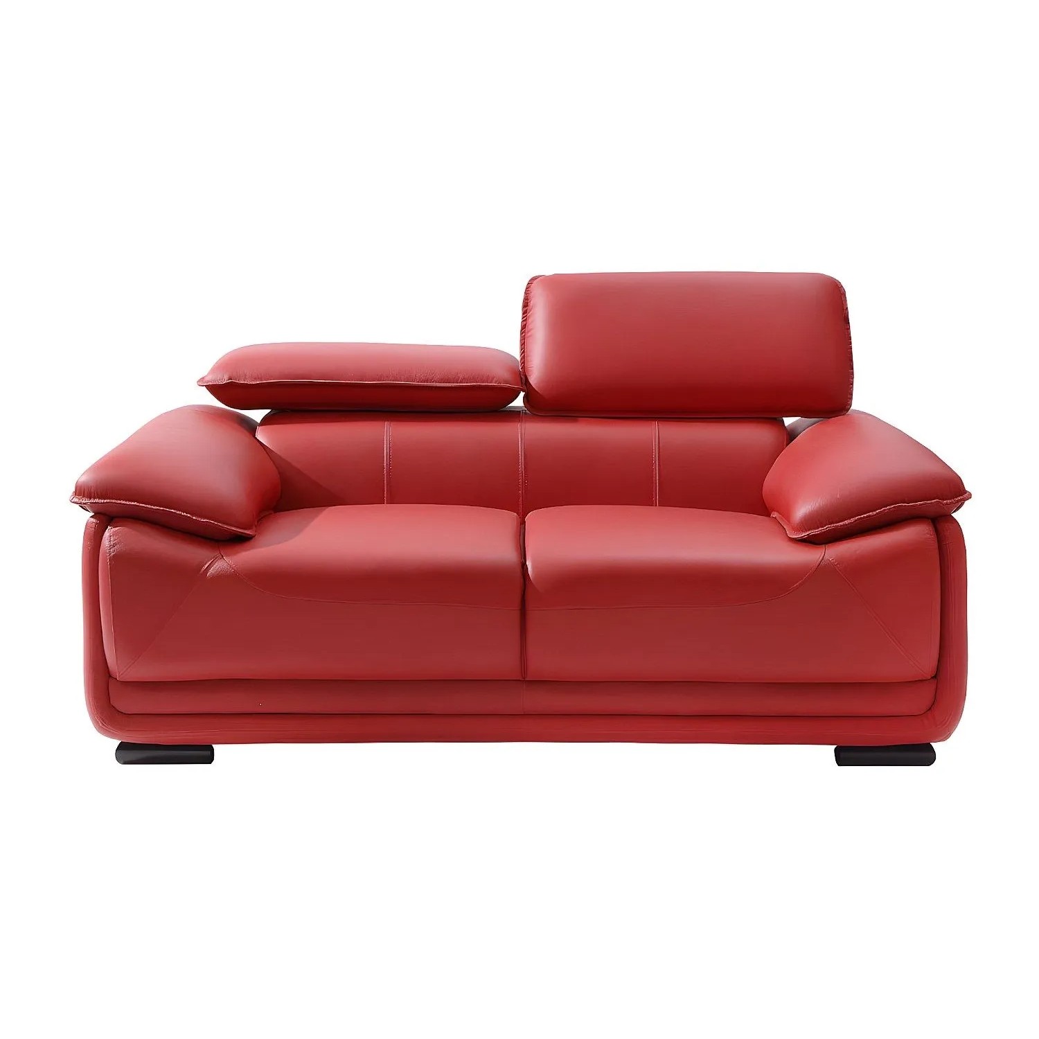 Vente-unique Sofa Ohne Schlafmöglichkeit Macelo Rot 170 cm