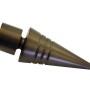 Gardinia Endstück Chicago Spitze, Bronze, für 20 mm Stangen, 2er-Pack.