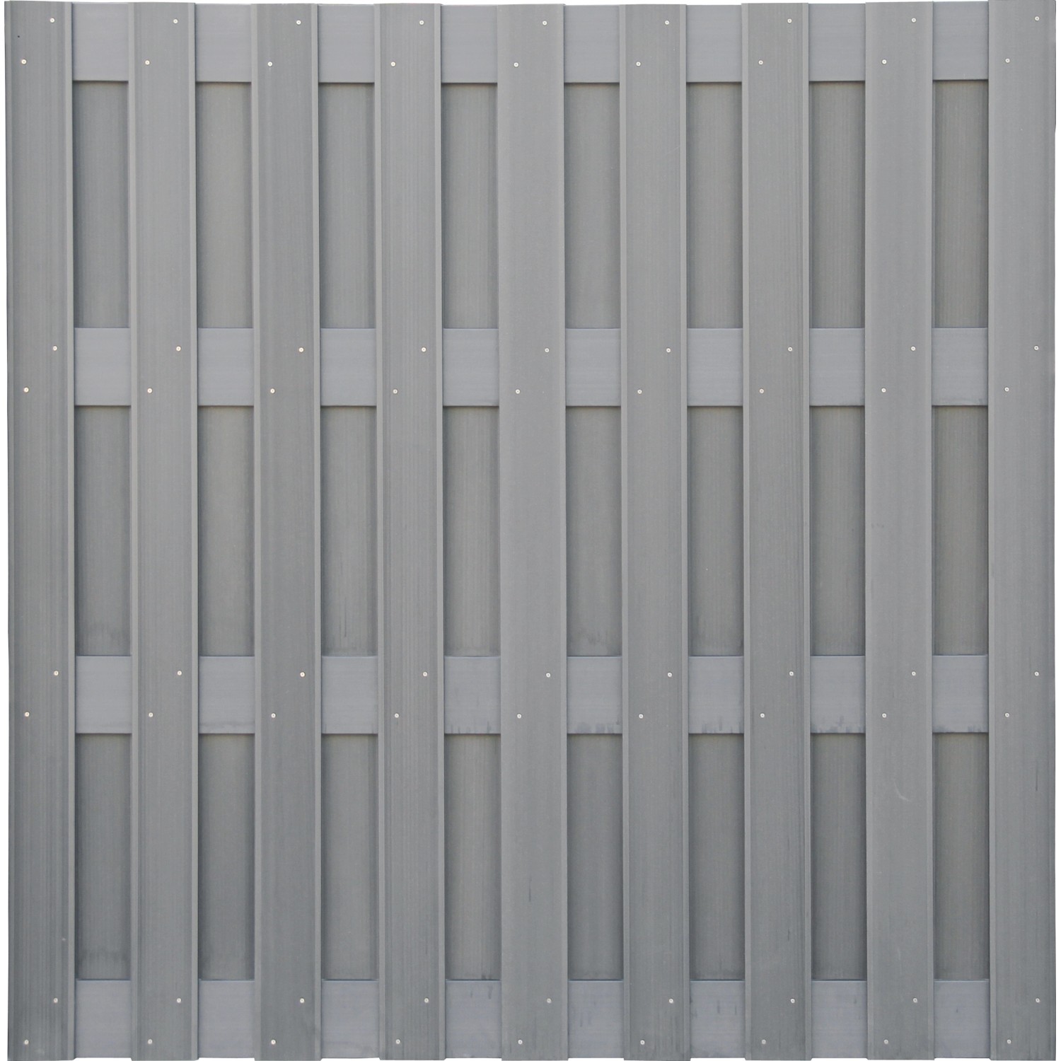 Sichtschutzzaun-Element WPC Grau 180 cm x 180 cm (0)