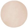 vidaXL Kunstfell Hasen Teppich Olite Taupe Ø 120 cm Polyester 42021757