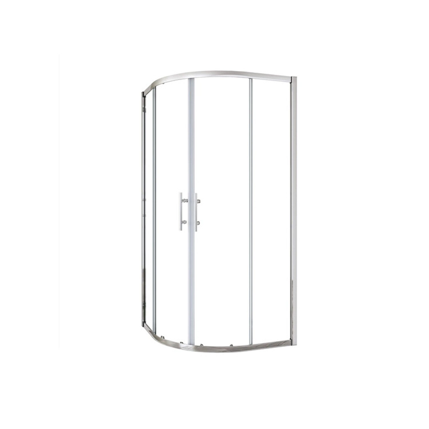 Duschparadies Duschkabine 100x100x185cm Runddusche 5mm Nano Glas Dusche Vie günstig online kaufen