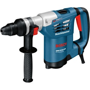 Bosch Professional Bohrhammer GBH 4-32 DFR, blau, mit Zusatzhandgriff.