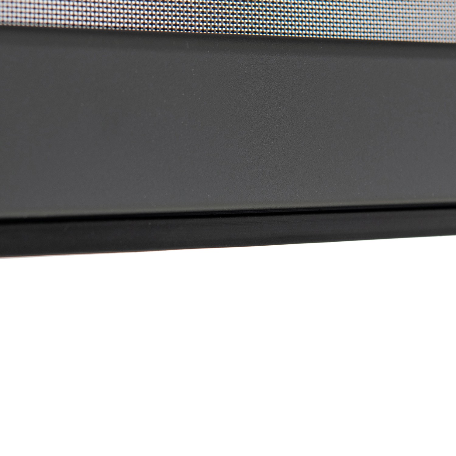 Detailaufnahme: Sunjoy Rollo für Multi-Pergola Matterhorn, Textilgewebe und Griff zur Höhenverstellung.