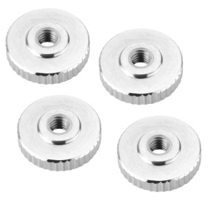 SOTECH 10er Set Rändelmutter M3 Edelstahl V2A SS304 Flache Form DIN 467 Griffmutter