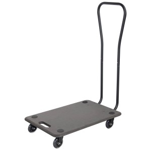 Wagner Transportroller MM1612 mit MDF-Platte, Transportbügel und Rollen für Lasten bis 250 kg.