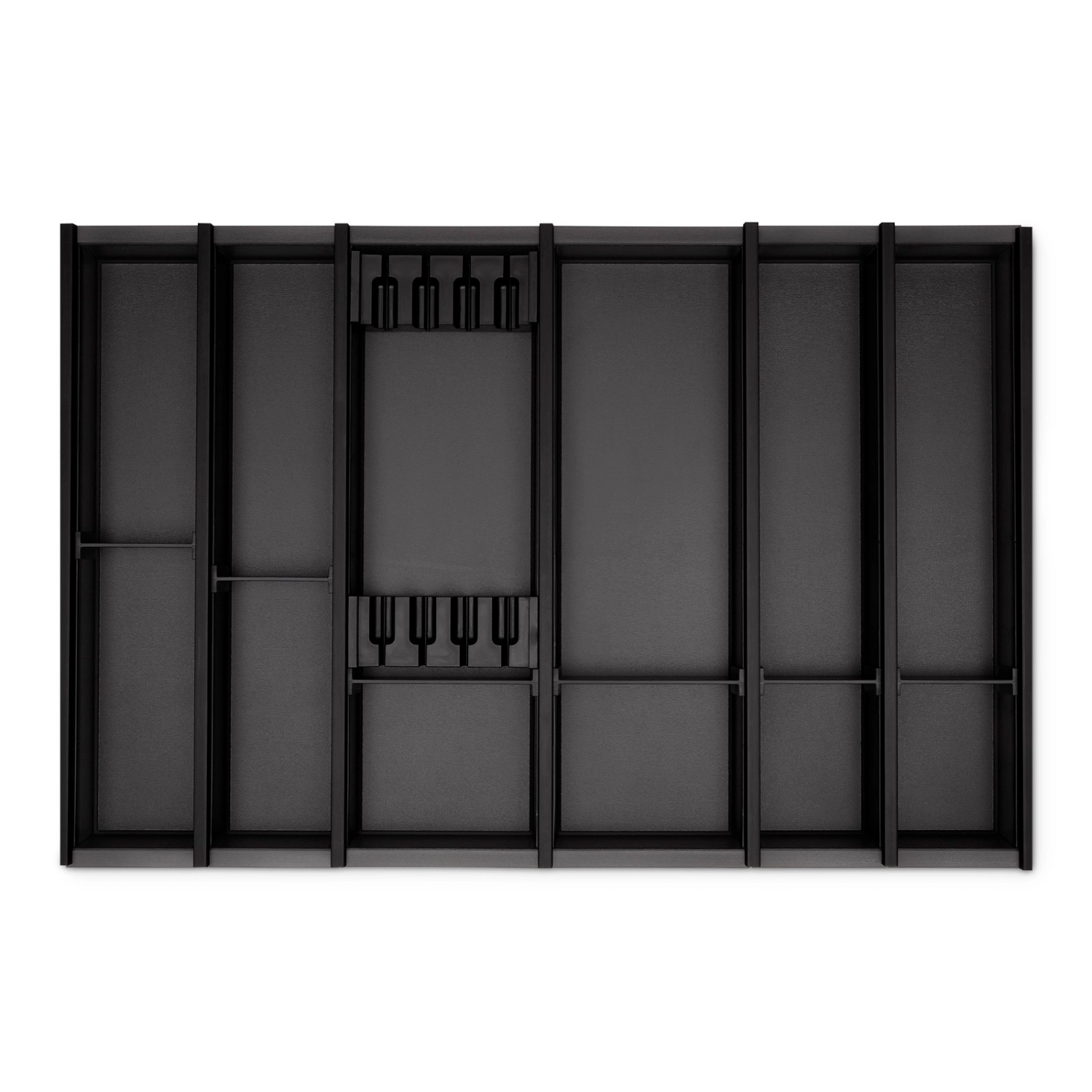 SOTECH Cuisio Besteckeinsatz Höhe 55mm Transluzent Anthrazit mit Messerbloc günstig online kaufen