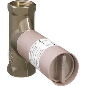 Hansgrohe Grundkörper für Abstellventil Unterputz, Keramik, 40 l/min.