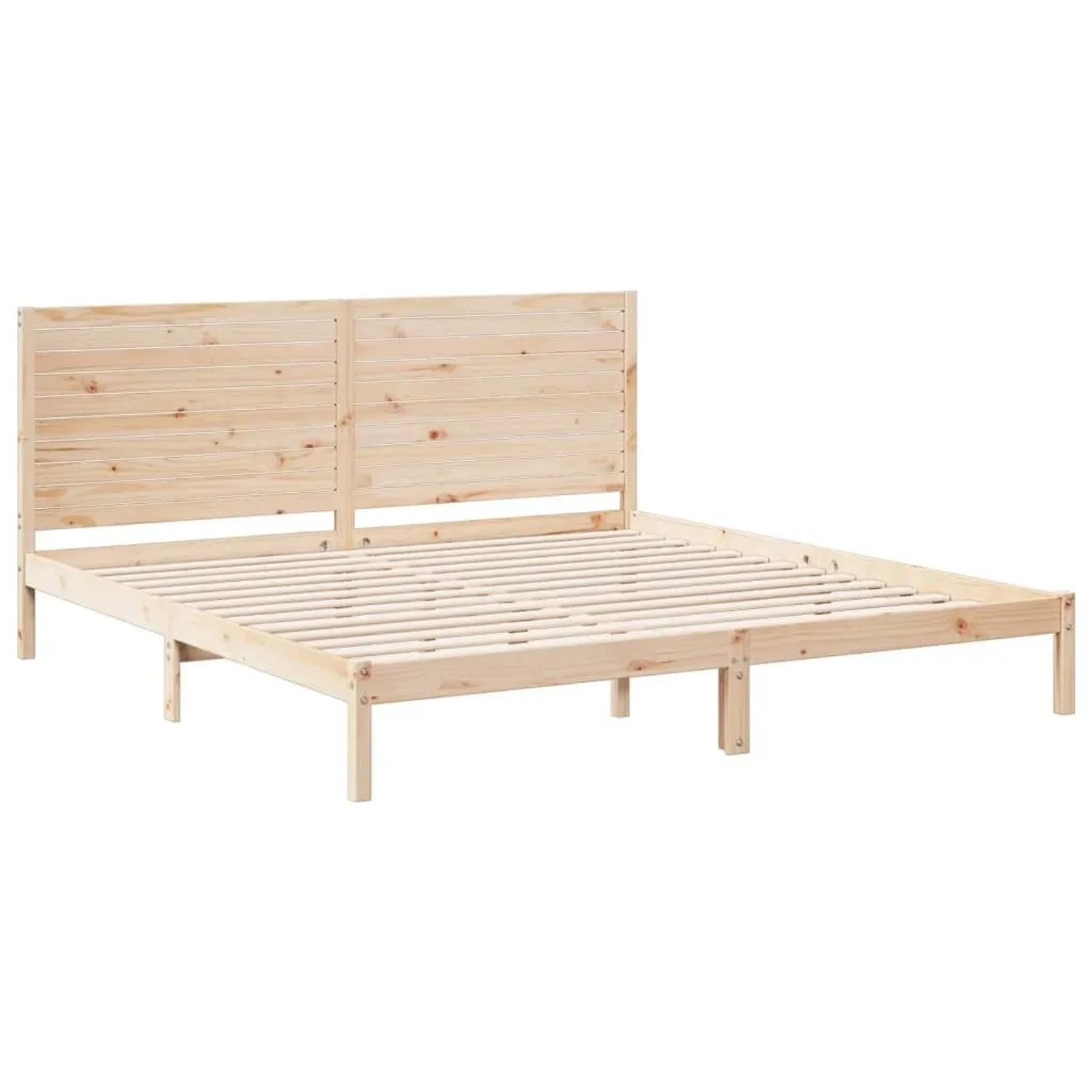 vidaXL Massivholzbett Extra Lang ohne Matratze 200x210 cm 3309305 günstig online kaufen