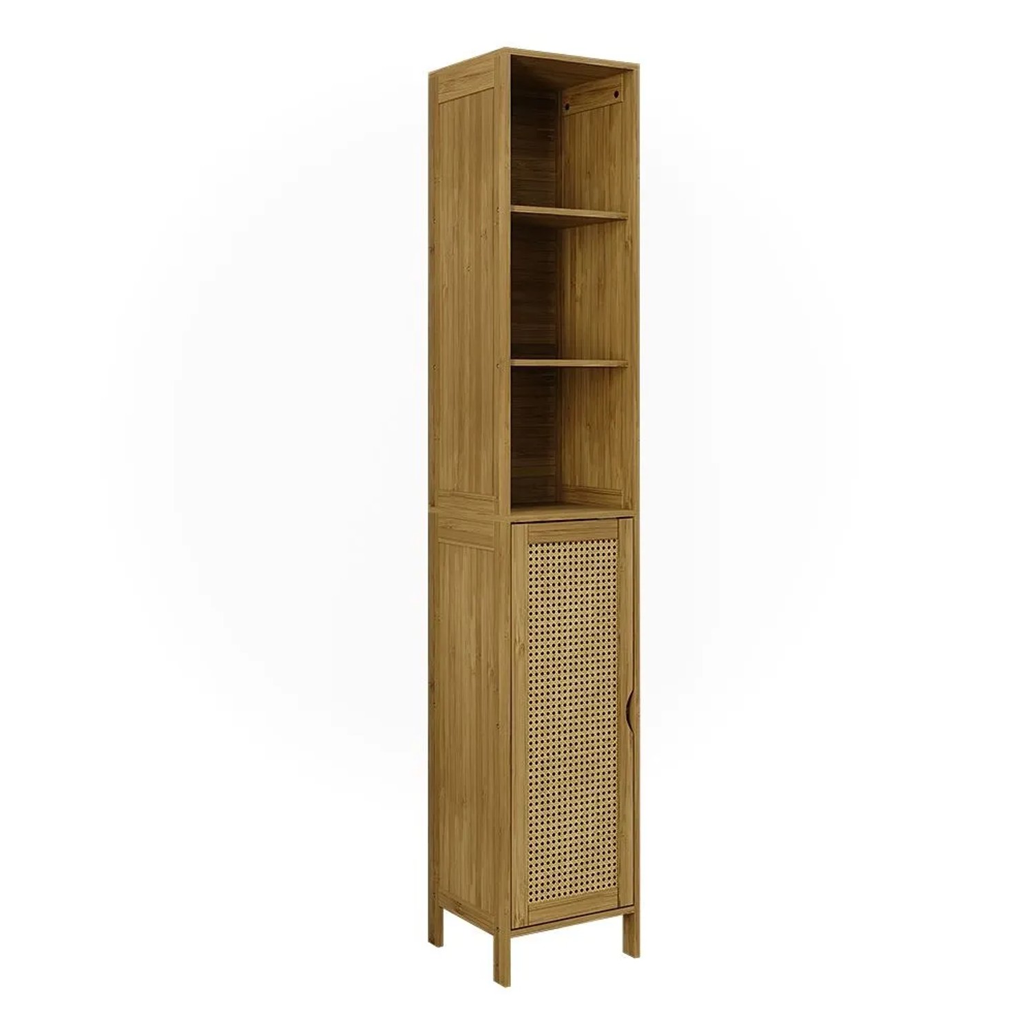 Vicco Badschrank Liora Bambus 30 x 170