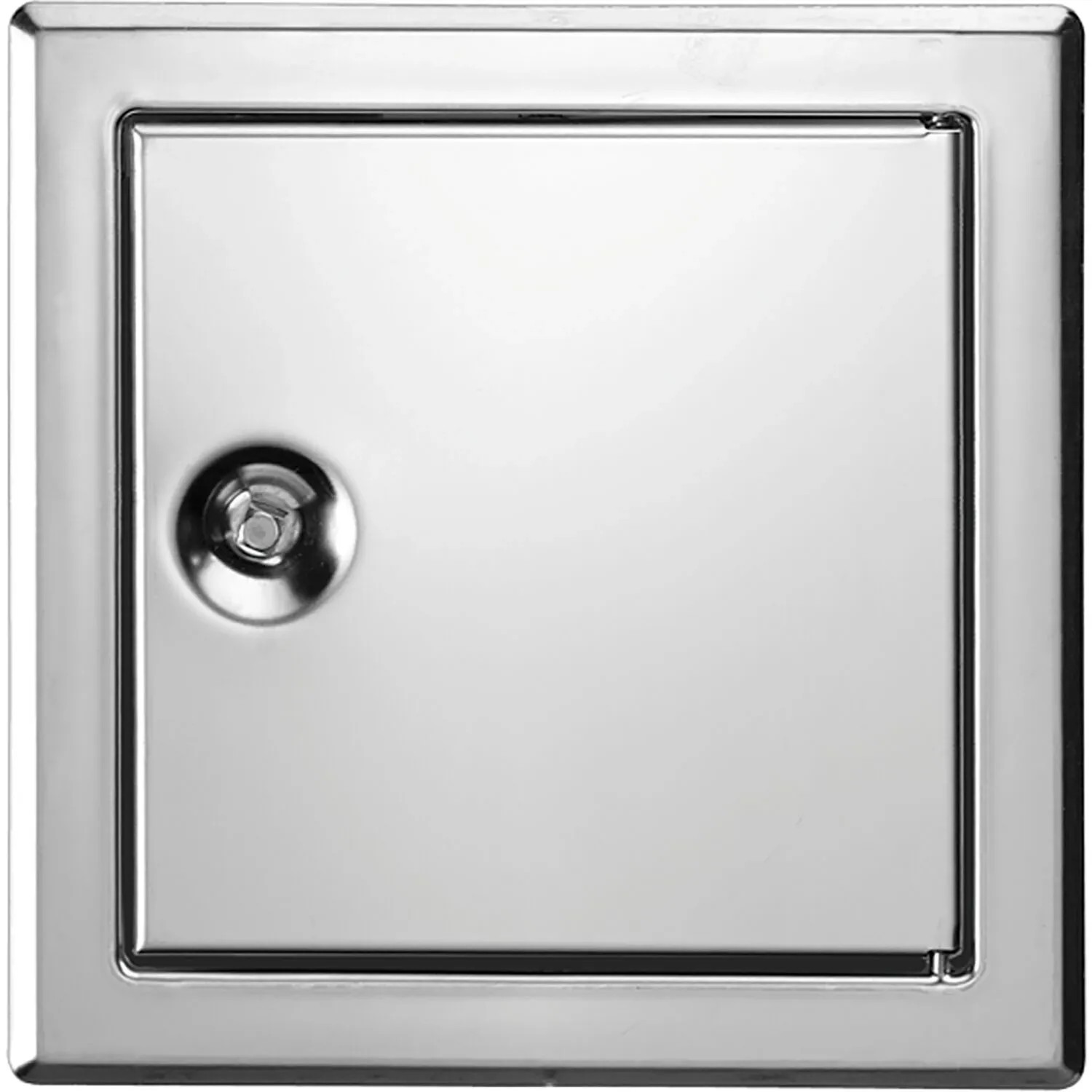 Upmann Revisionstür Softline mit Vierkantverschluss 150x150mm für Wandmontage & Deckenmontage Edelstahl Poliert