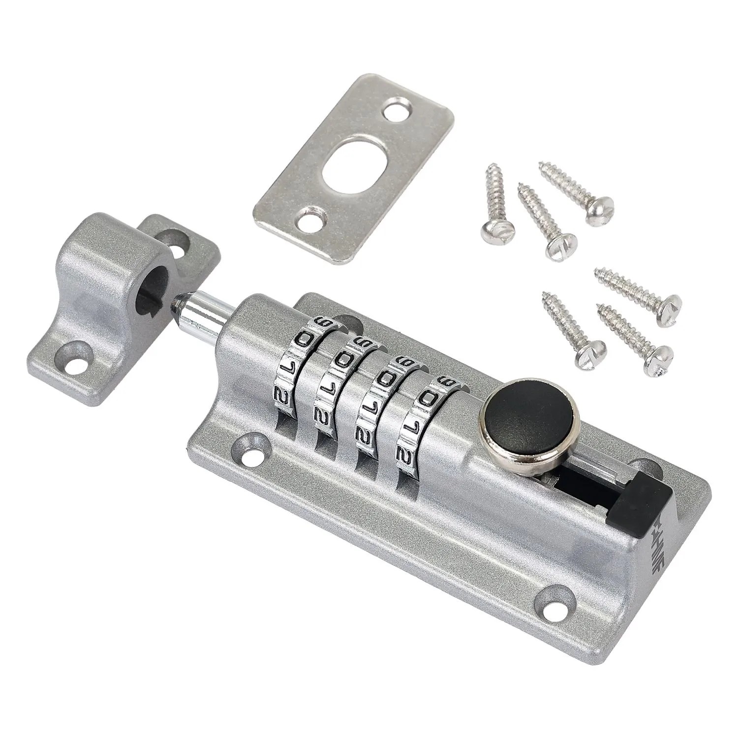 HMF 3591-09 Riegelschloss Türriegel mit 4-Stelligem Zahlencode aus Zinklegi günstig online kaufen