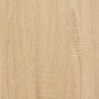 Helle Holzmaserung des vidaXL Wandschranks in Sonoma-Eiche aus Holzwerkstoff.