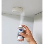 Pyrexx Rauchmelder-Set: Rauchmelder wird mit Prüfspray getestet.