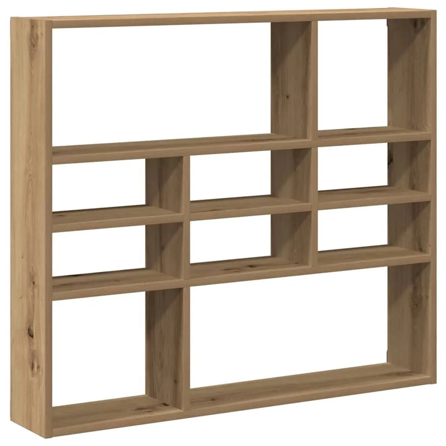 vidaXL Wandregal Artisan-Eiche 90x16x78 cm Holzwerkstoff 856070