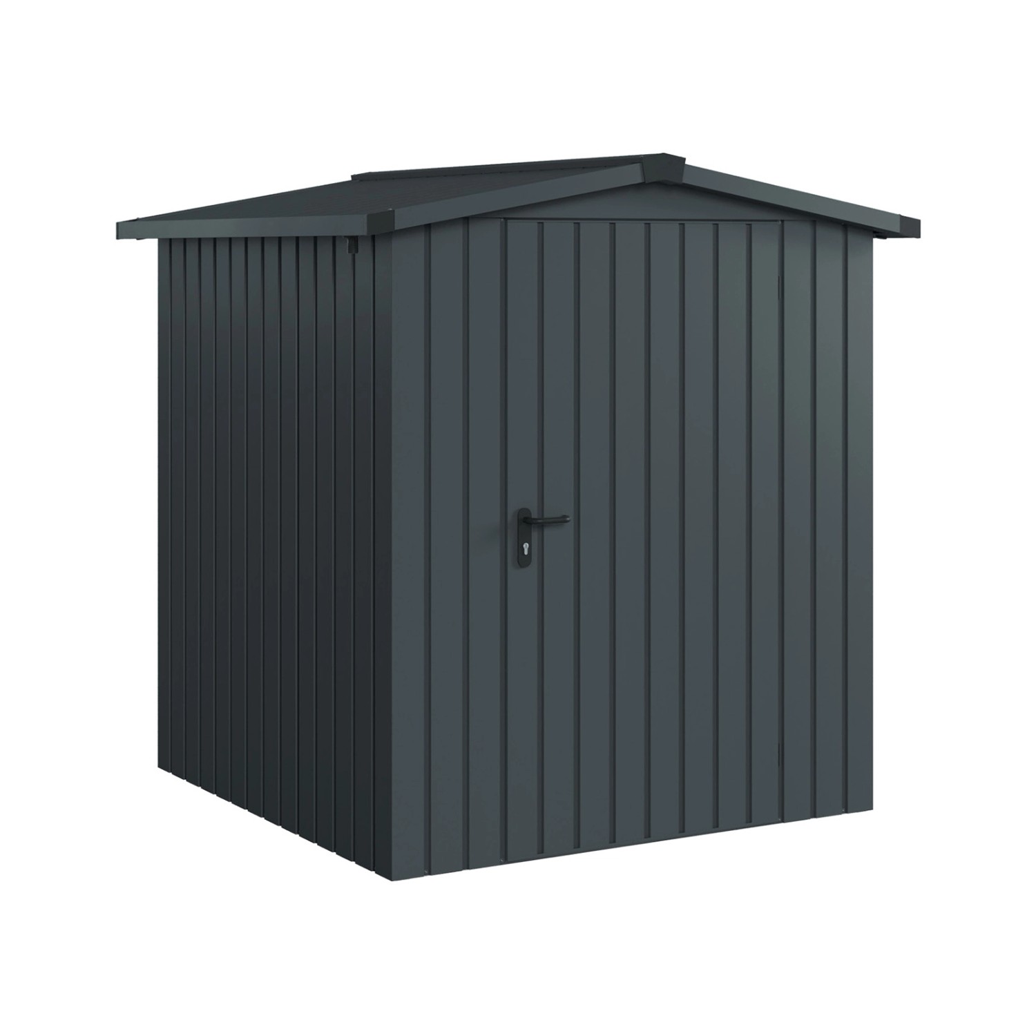 Hörmann EcoStar Gerätehaus Euroline Satteldach 1-flg 189 x 181 cm Anthrazit günstig online kaufen