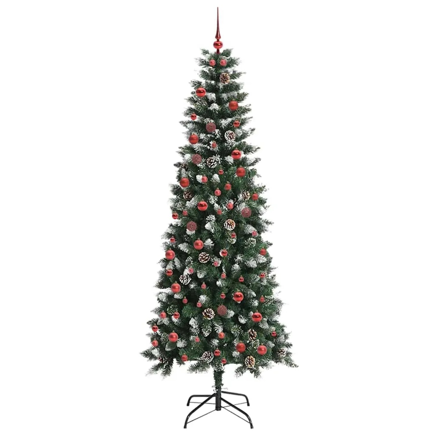 vidaXL Künstlicher Weihnachtsbaum mit 300 LEDs Grün 86 x 86 x 210 cm 3395832