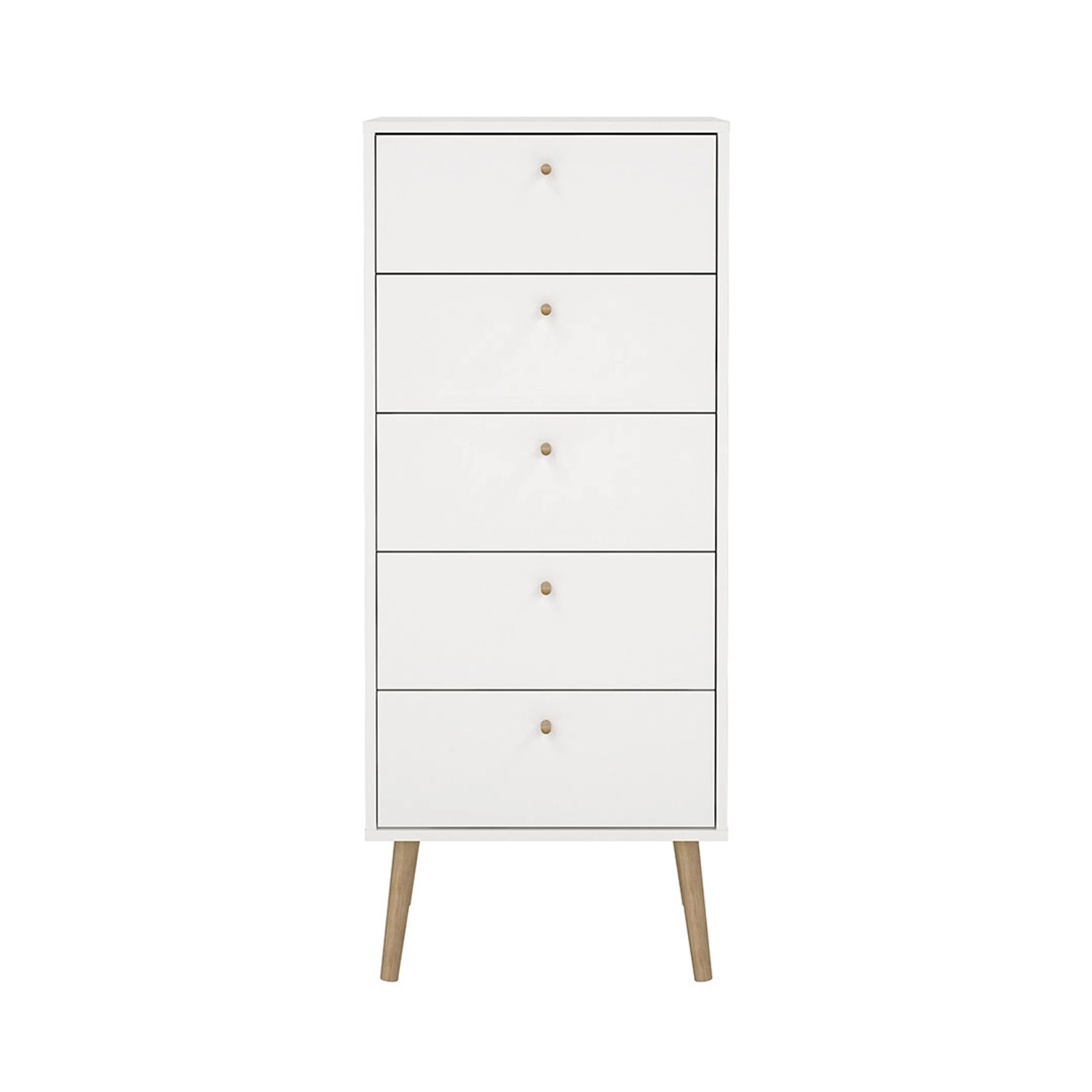 ebuy24 Bodo Kommode 5 Schubladen Weiß günstig online kaufen