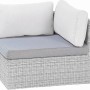 Graues Ersatz-Sitzkissen für Olea Loungegruppe, passend für Gartenmöbel. Bequeme Sitzauflage aus Polyester.