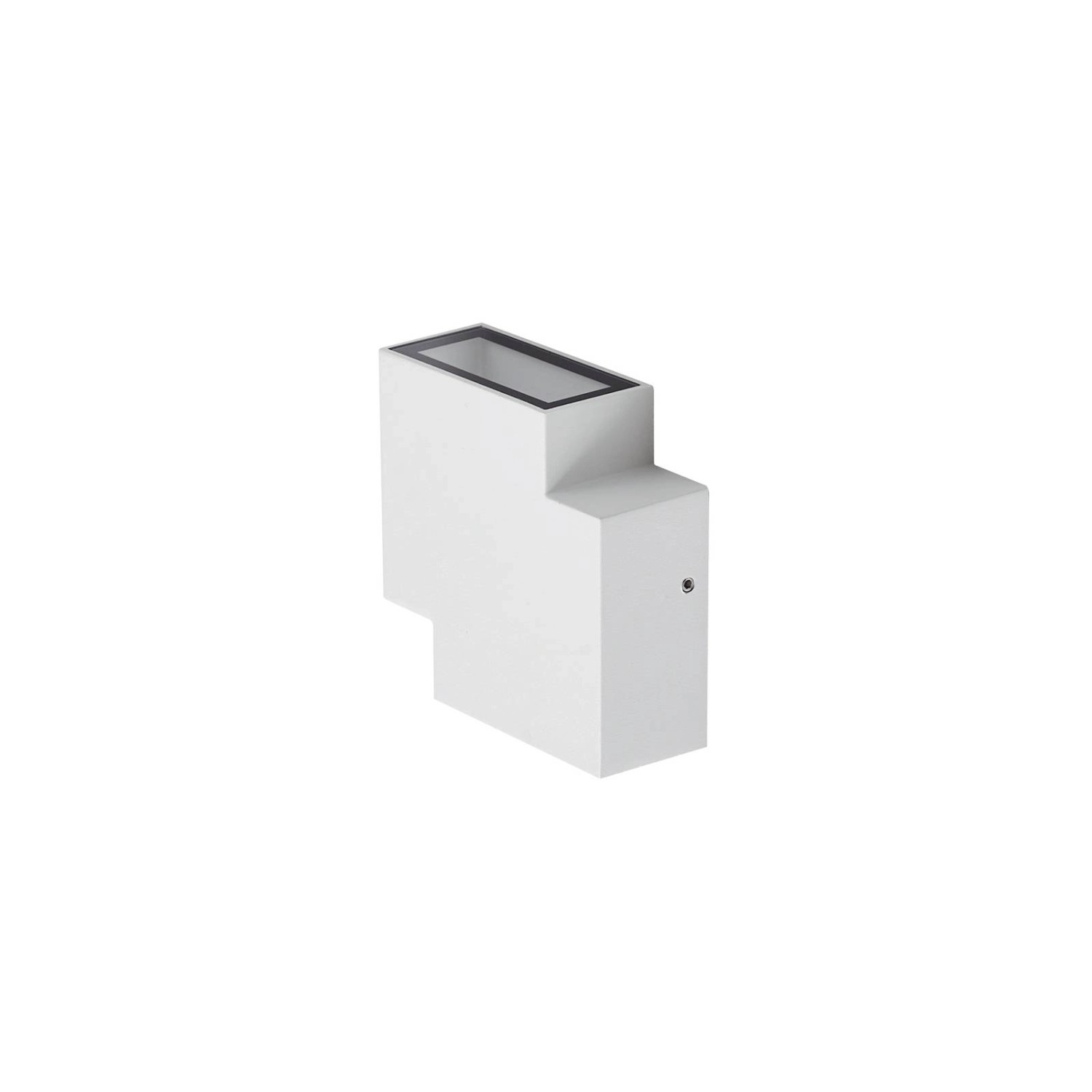 Lindby LED Wandleuchte Außen Fendir 10025722 Spritzwassergeschützt Modern in Weiß aus Aluminium 2-flammig