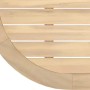Detailansicht: Tischplatte der modularen Gartenlounge Waldport aus Akazienholz.