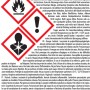 Warnhinweise: Entzündbares Aerosol, Gefahr für Gesundheit und Umwelt beachten.