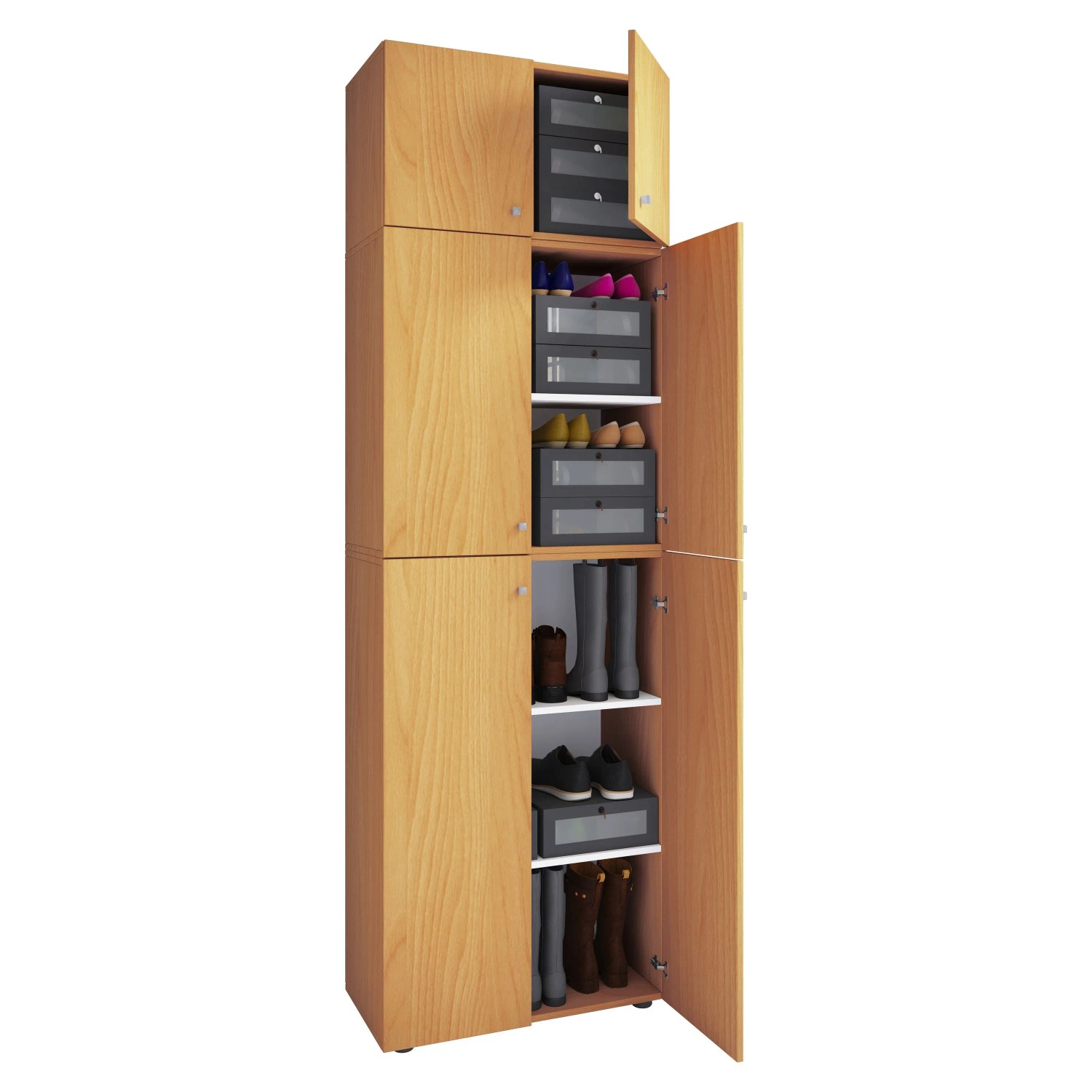 VCM Schuhschrank Lona Buche