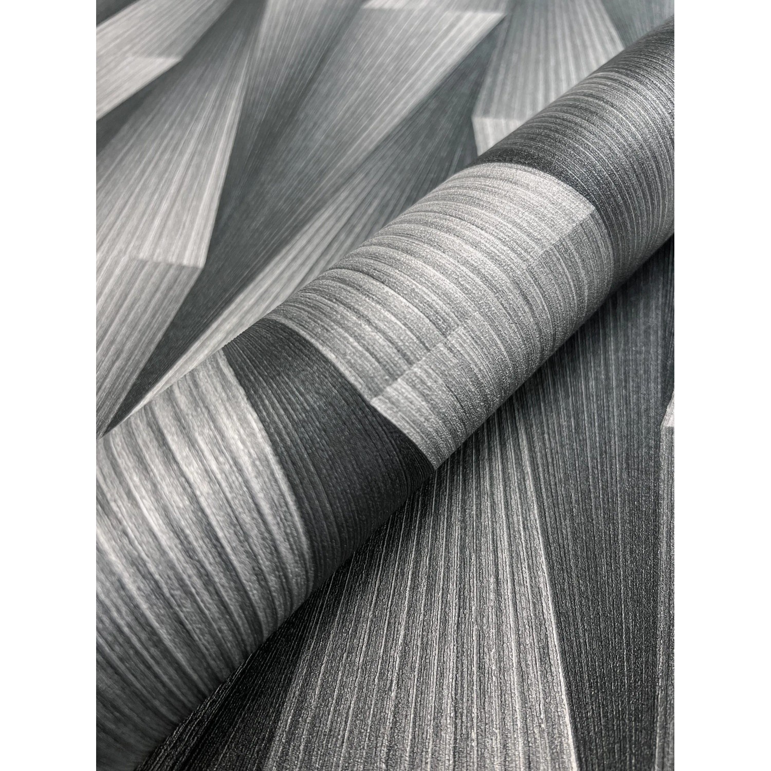 Newroom Vliestapete Mody Silber Linien Modern Strukturiert FSC® günstig online kaufen