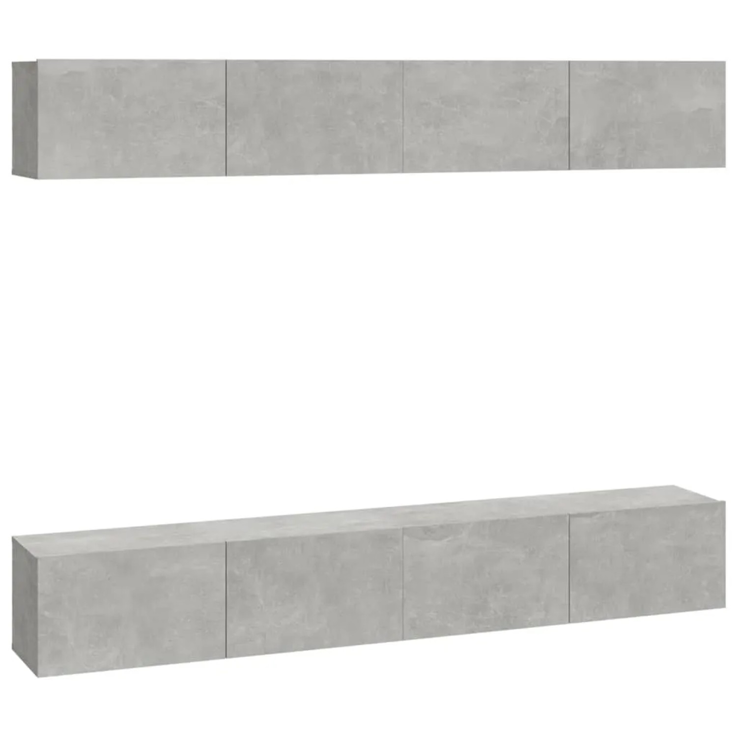 vidaXL TV-Wandschränke 4 Stk Betongrau 100x30x30 cm 3114193