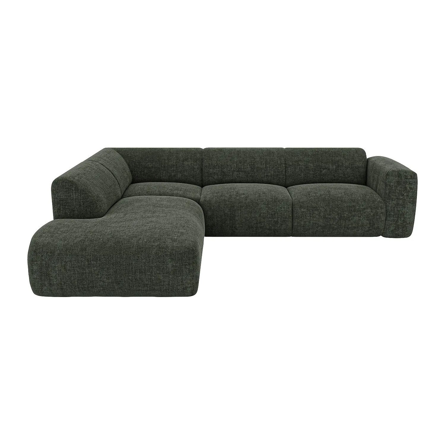 Vente-unique Sofa Ohne Schlafmöglichkeit Pogni Grün 269 cm