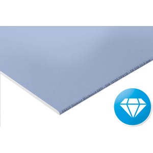 Knauf Diamant Feuerschutzplatte Miniboard, 12,5 mm, hellblau, für Wand und Decke.