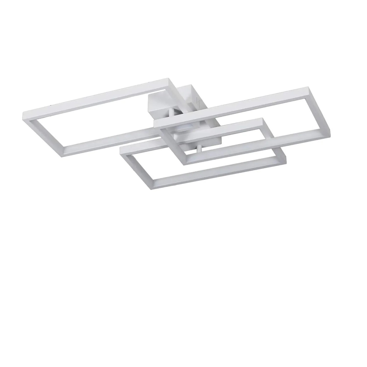 NETTLIFE LED Deckenleuchte aus Metall L60cmWeiß-4