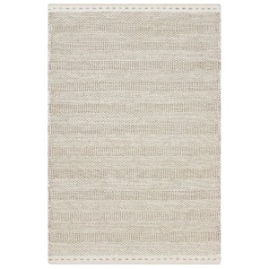 Beiger MeGusta Kurzflor Teppich Clara, 160x230 cm, Wolle, Vintage Modern Look.