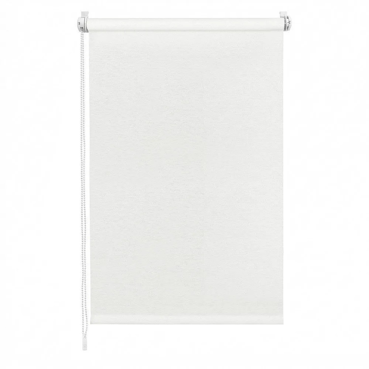 Sekey Seitenzugrollo Uni Klemmfix Lichtschutz ohne Bohren Weiß 60x130cm