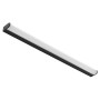 Moderne Lindby LED Bad Wandleuchte Ulisan, schwarz, aus Aluminium, spritzwassergeschützt.