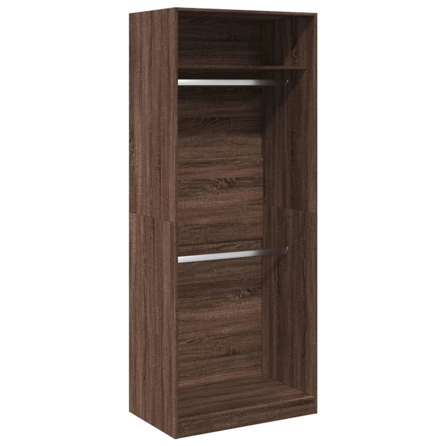 vidaXL Kleiderschrank Braun Eichen-Optik 80x50x200 cm Holzwerkstoff 3307798 günstig online kaufen